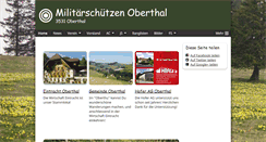 Desktop Screenshot of ms-oberthal.ch